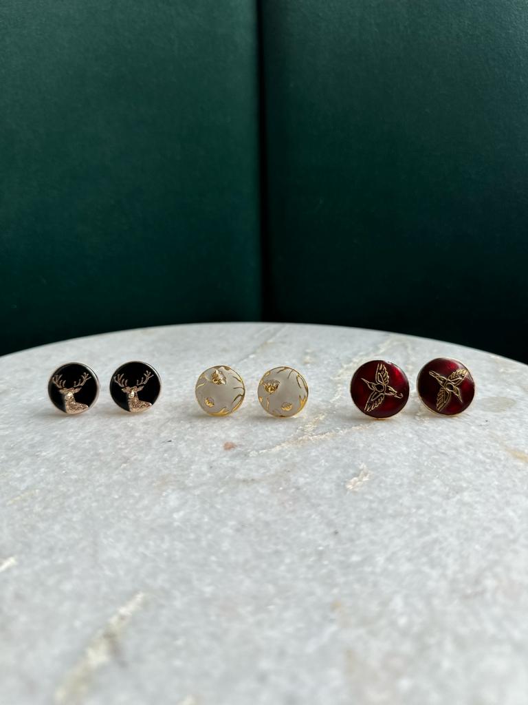 Heeran Cufflinks in Black