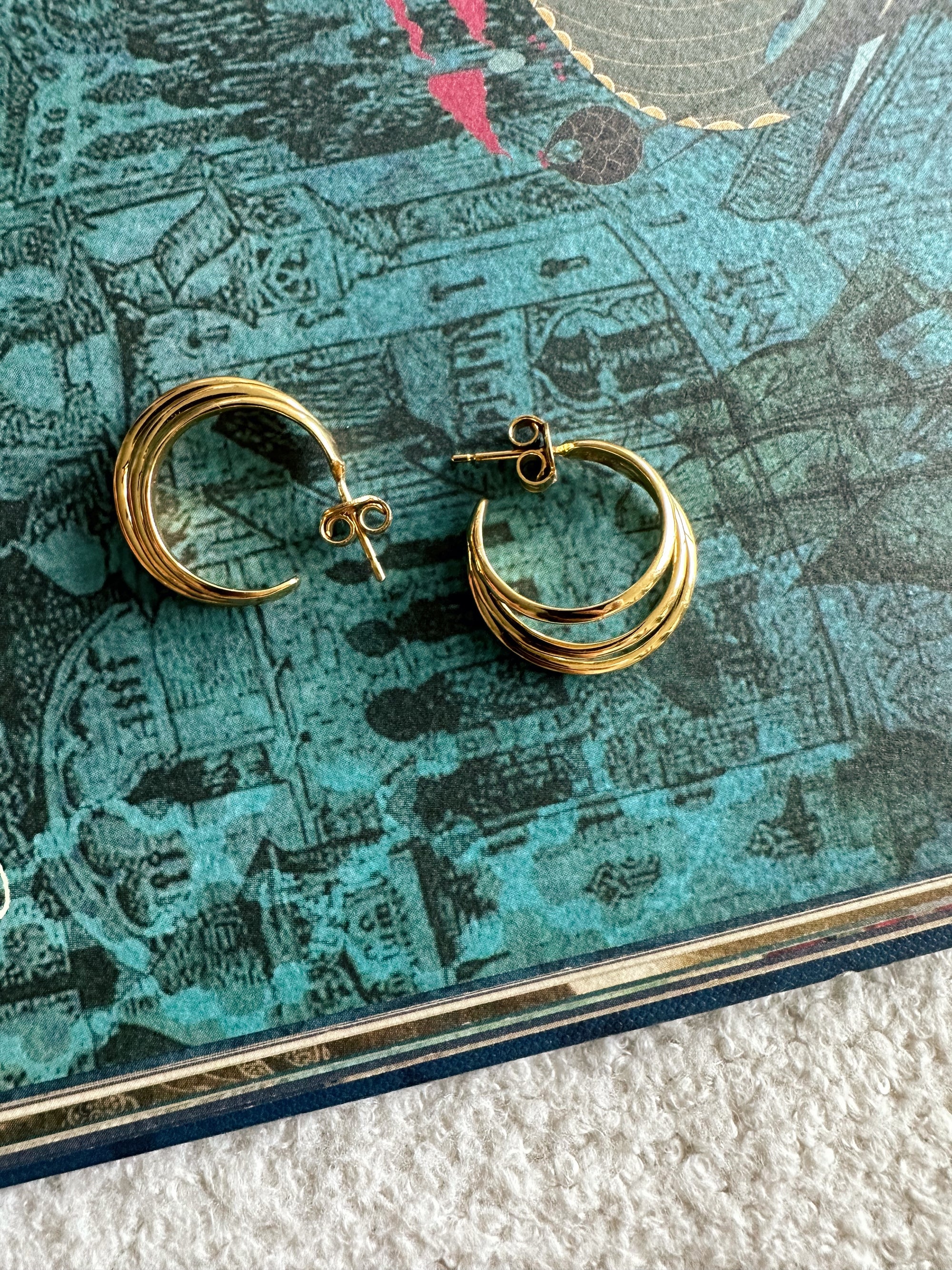 Trio Hoop Earrings