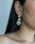 Kinara Earrings in Green