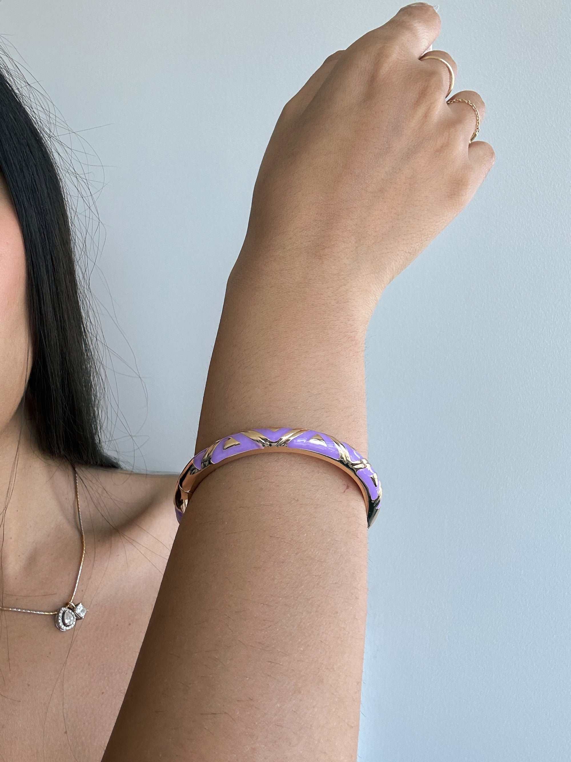 Caramella Bangle in Lilac
