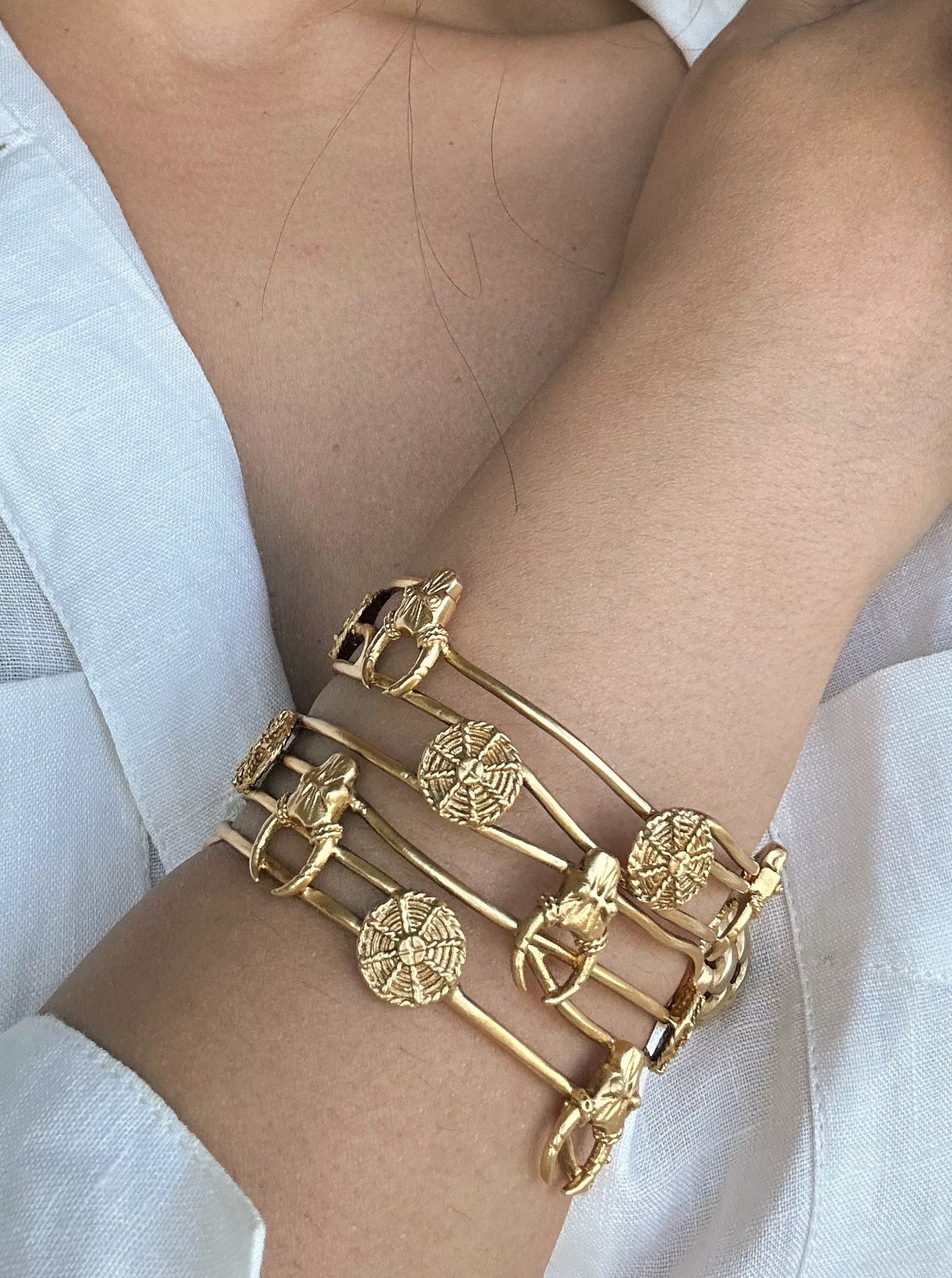 Warrior Gold Bracelet