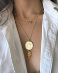 Palms Eve Coin Necklace