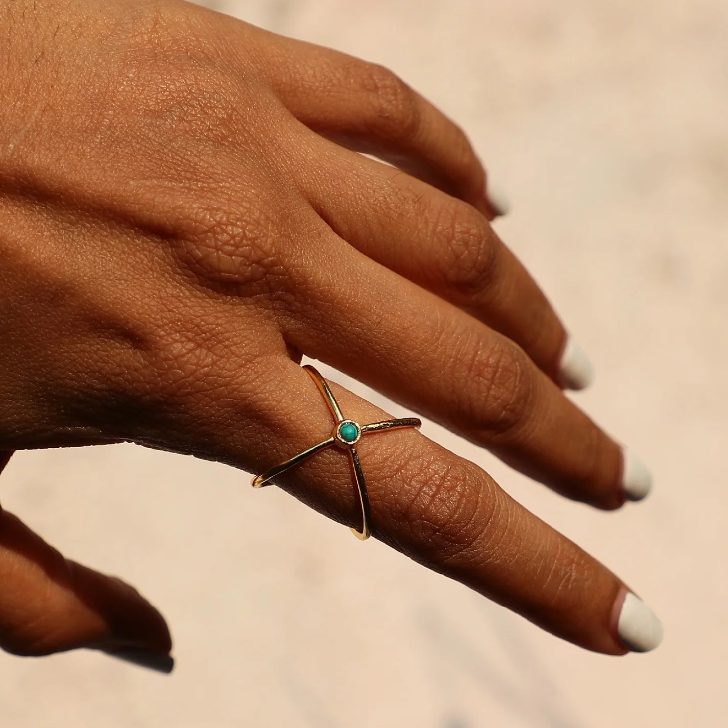 Turquoise X Ring