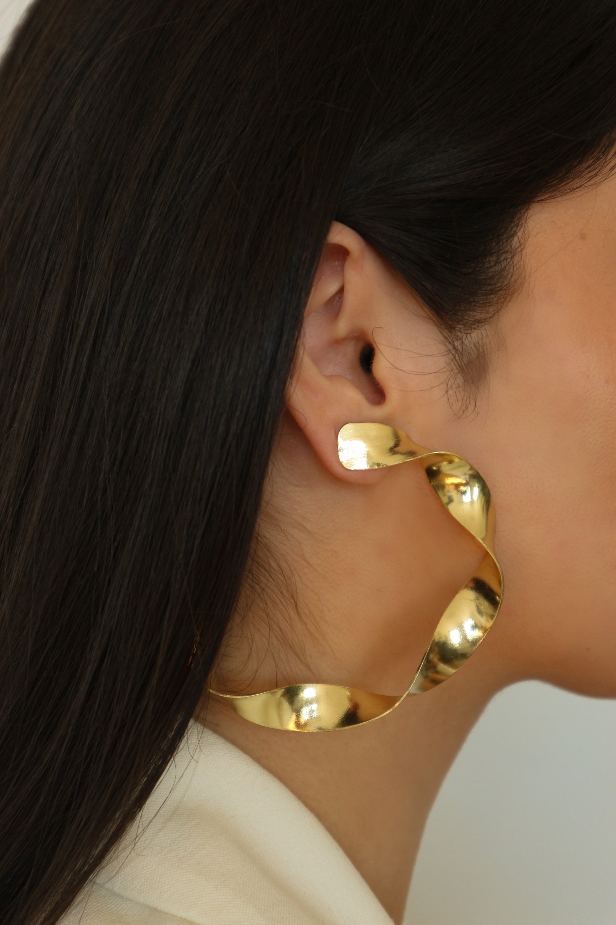 Twisted Hoop Earrings