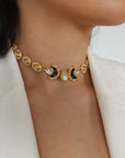 Mini Moon Kundan Choker / Headband