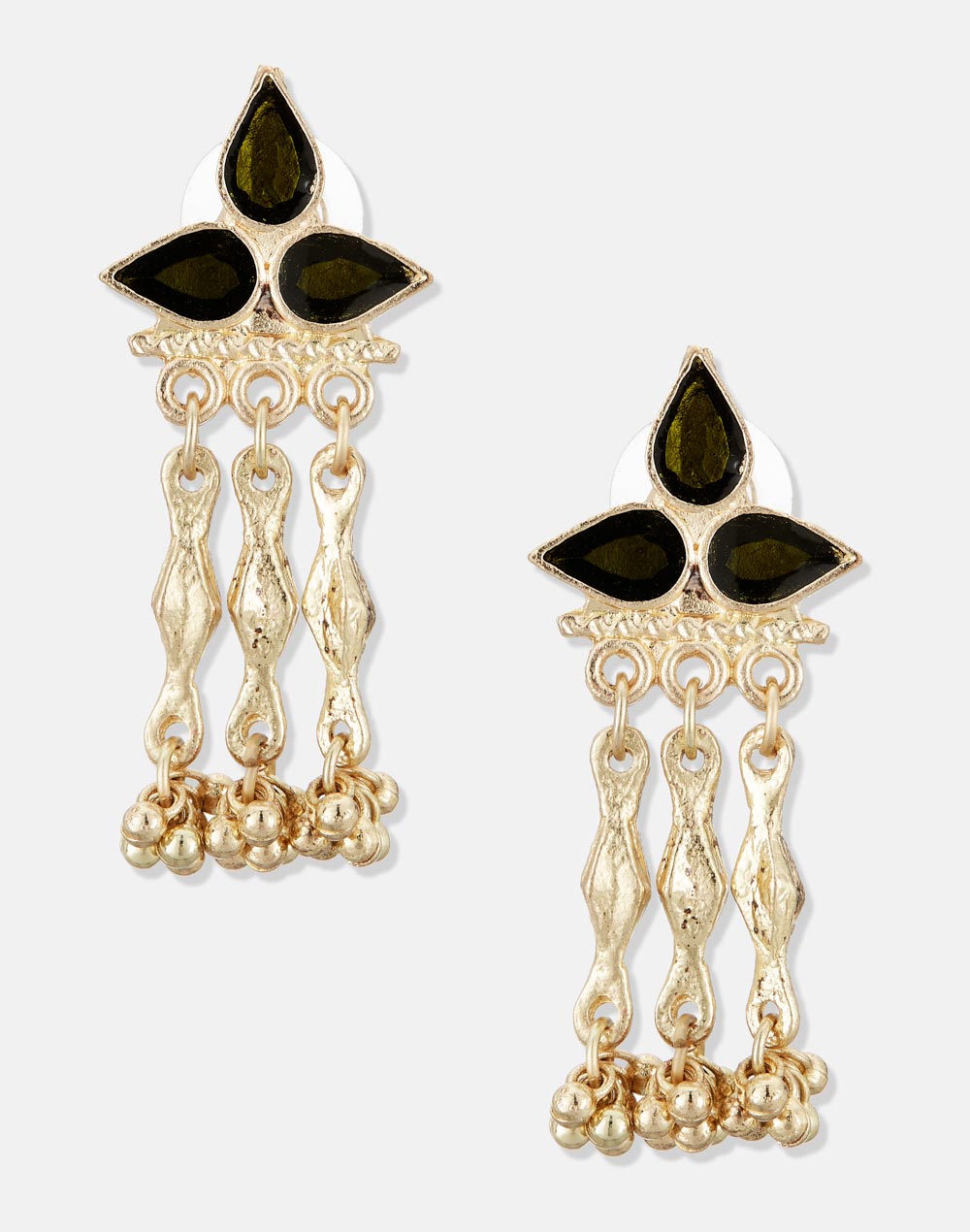 Flowerhead Drop Earrings