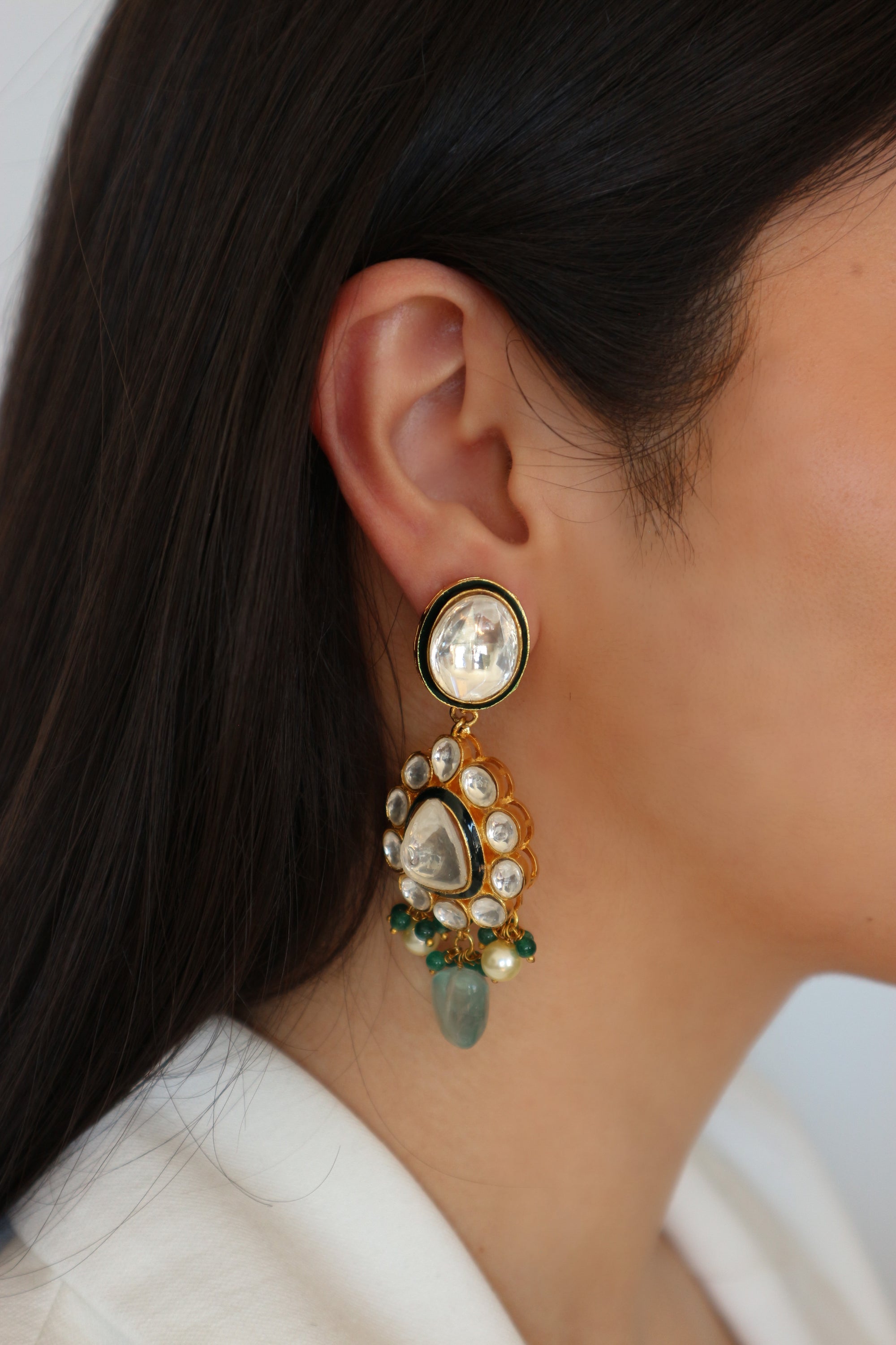 Gulnar Polki Necklace Set