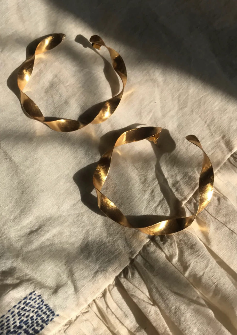 Twisted Hoop Earrings