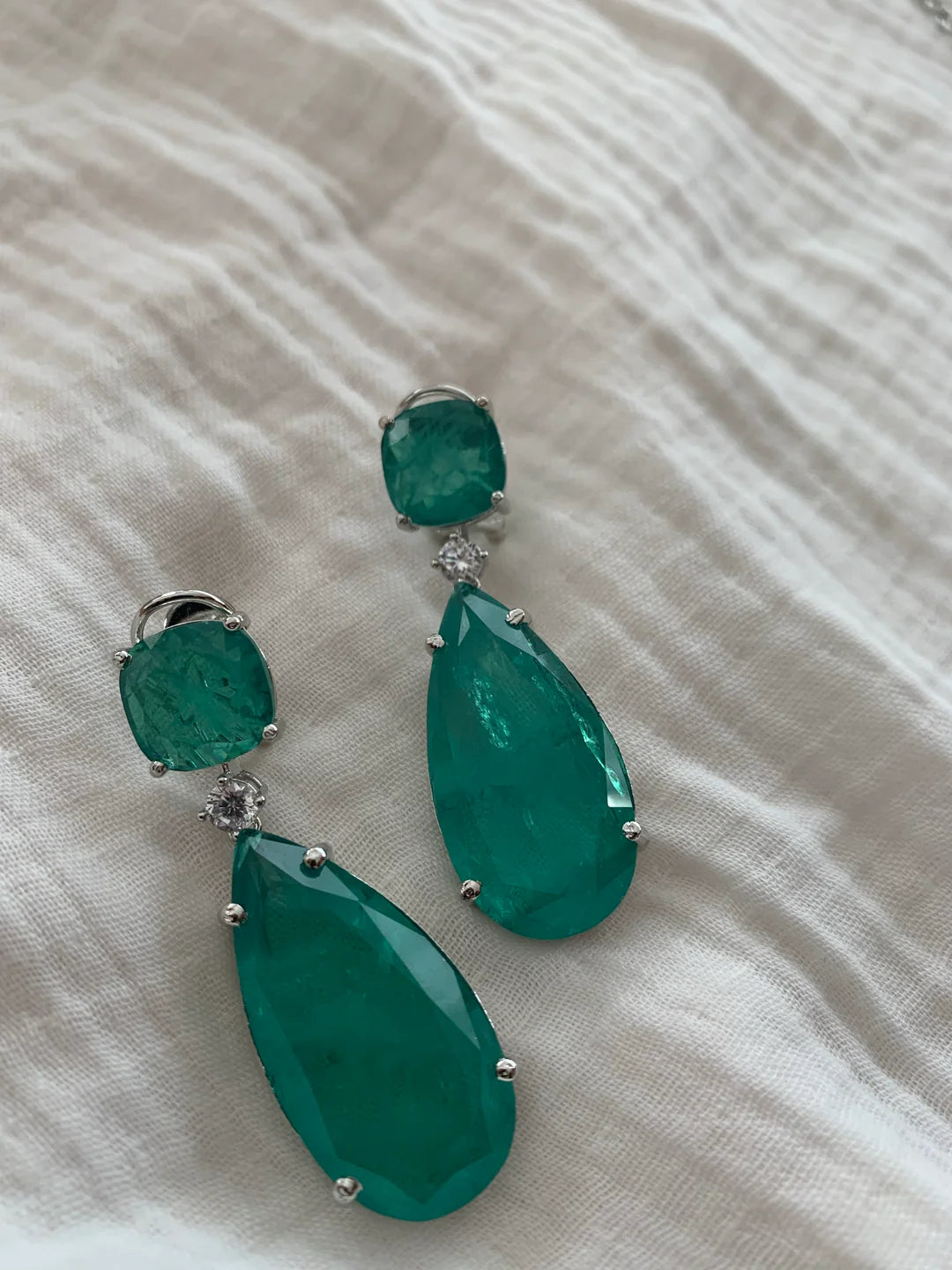 Green Barry Earrings