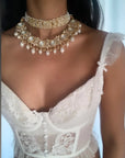 Roman Pearl Necklace Set
