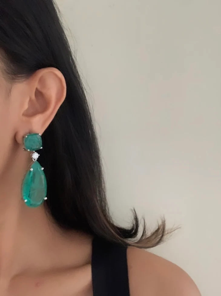 Green Barry Earrings