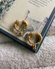 Tortoise Drop Tribal Earrings