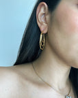 Hexa Hoop Earrings