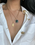 Green & Navy Carnival Necklace