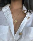 Gol Chakra Gold Necklace