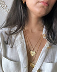 Dil Chakra Gold Necklace