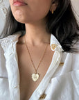 Dil Chakra Gold Necklace