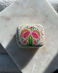 Pamposh Handpainted Mini Jewelry Box in Pink