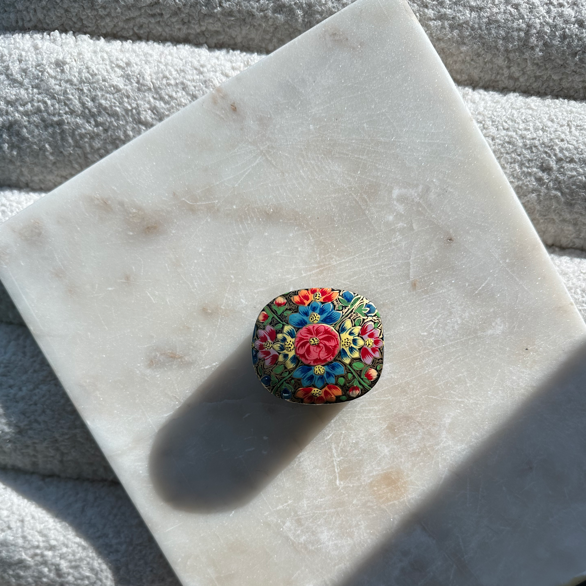 Kaliyan Handpainted Micro Jewelry Box