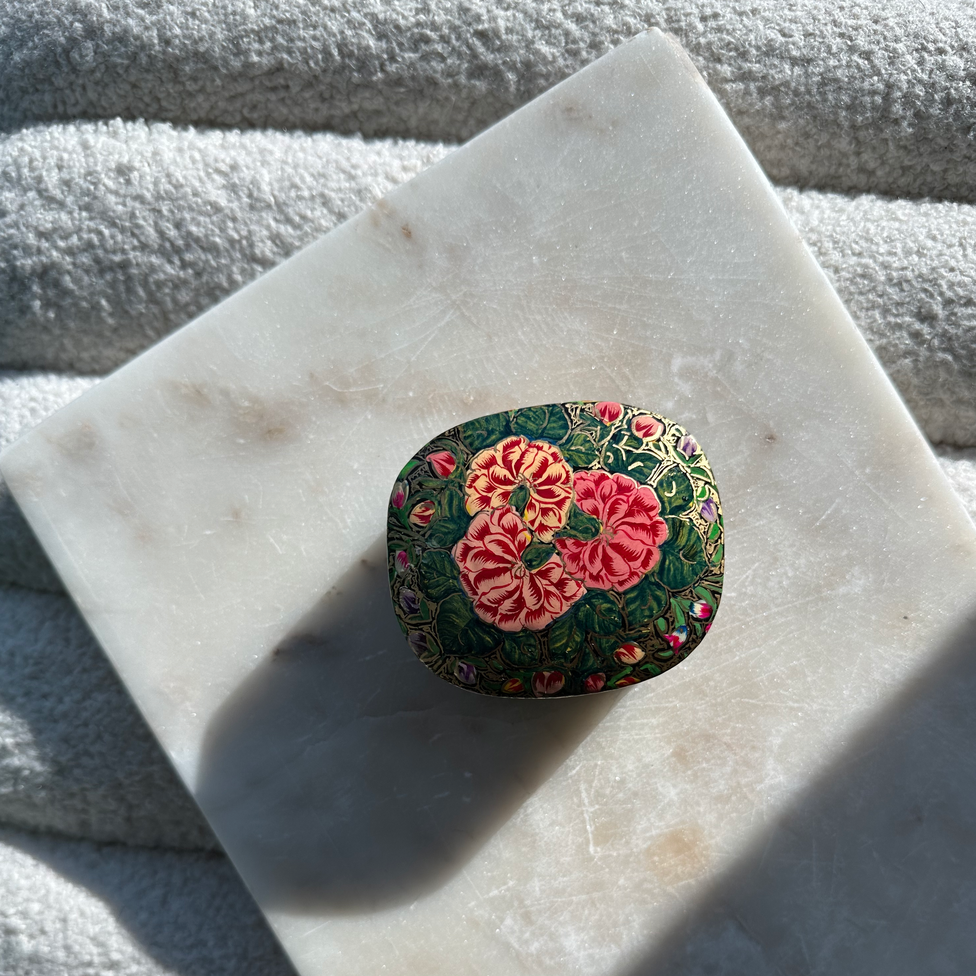 Gulbahar Handpainted Mini Jewelry Box