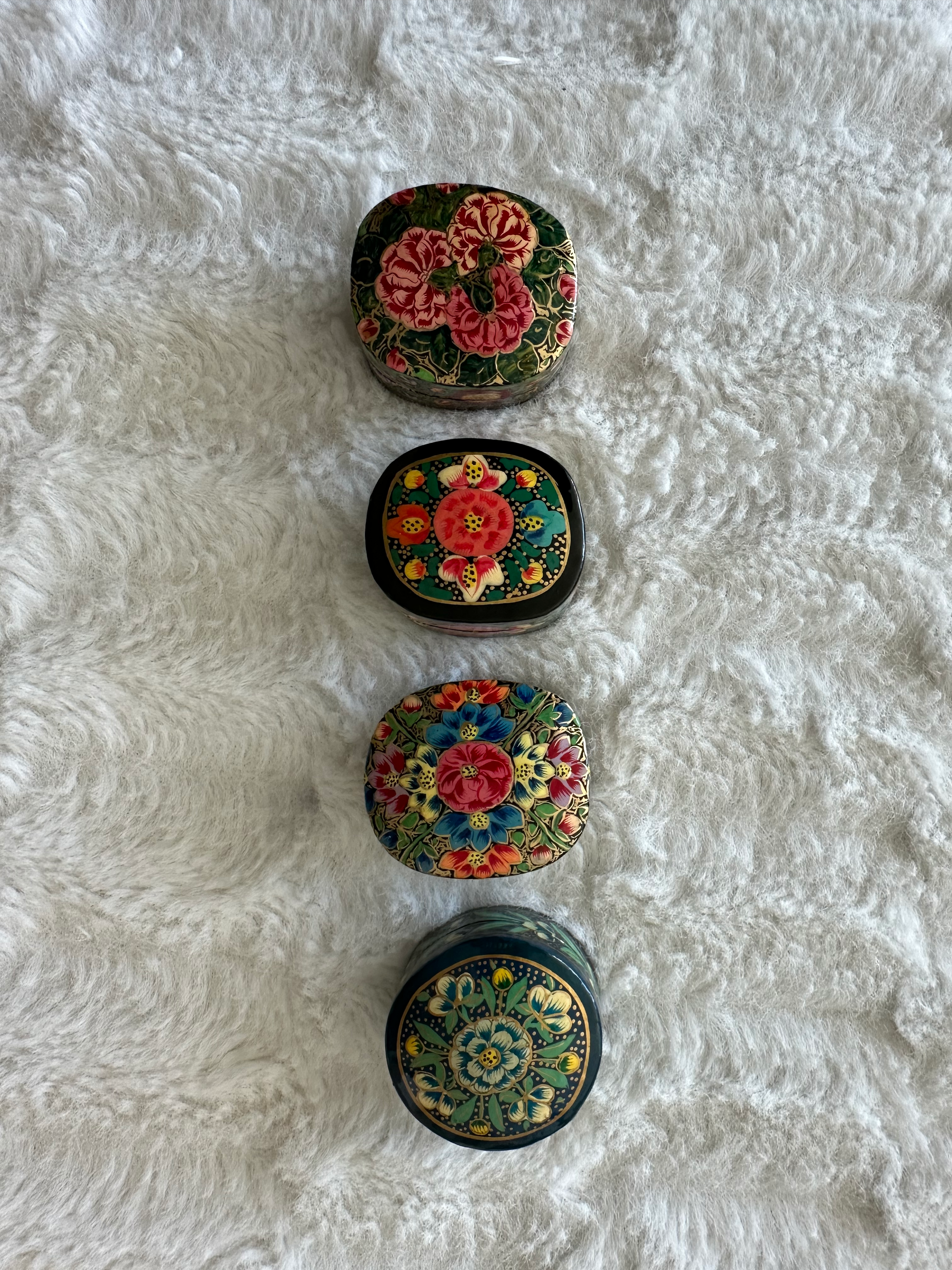 Gulbahar Handpainted Micro Jewelry Box