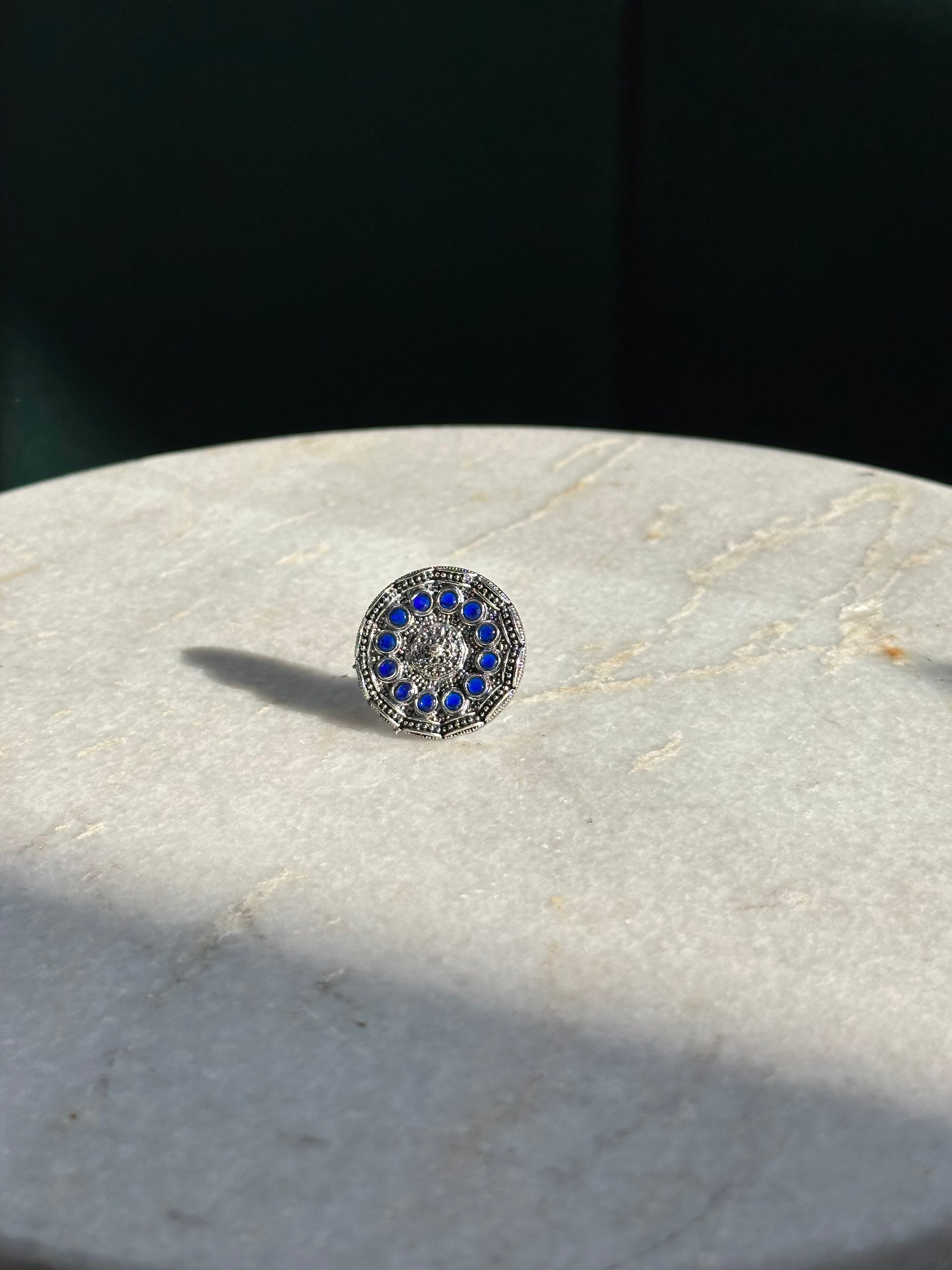 Blue Asoka Ring