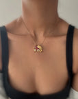Jadau Elephant Pendant Necklace