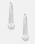 Silver Drop Earring