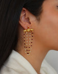 Trishool Drop Earrings