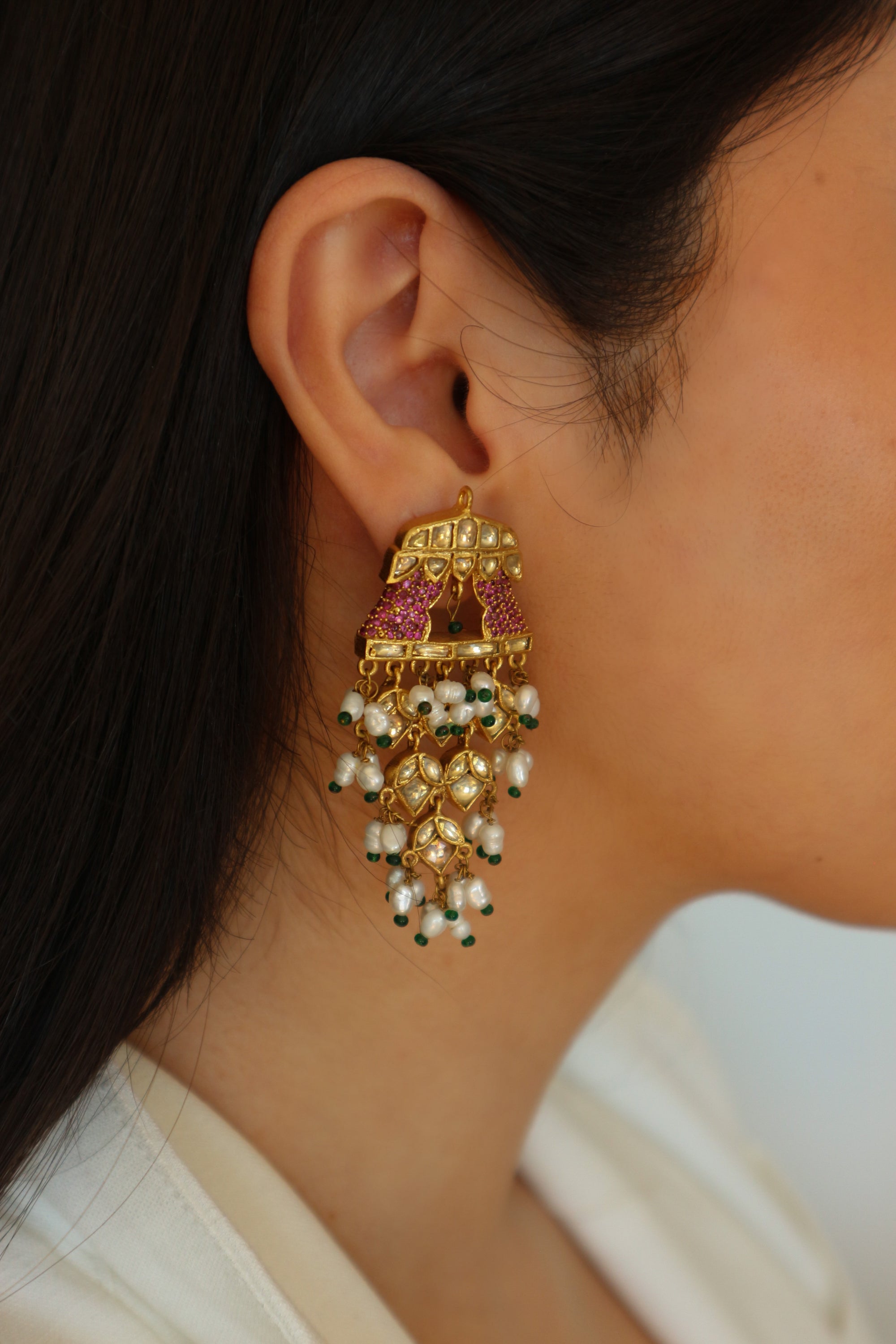 Palki Lotus Earrings