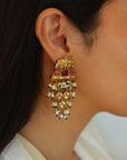 Palki Lotus Earrings