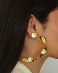 Twisted Hoop Earrings