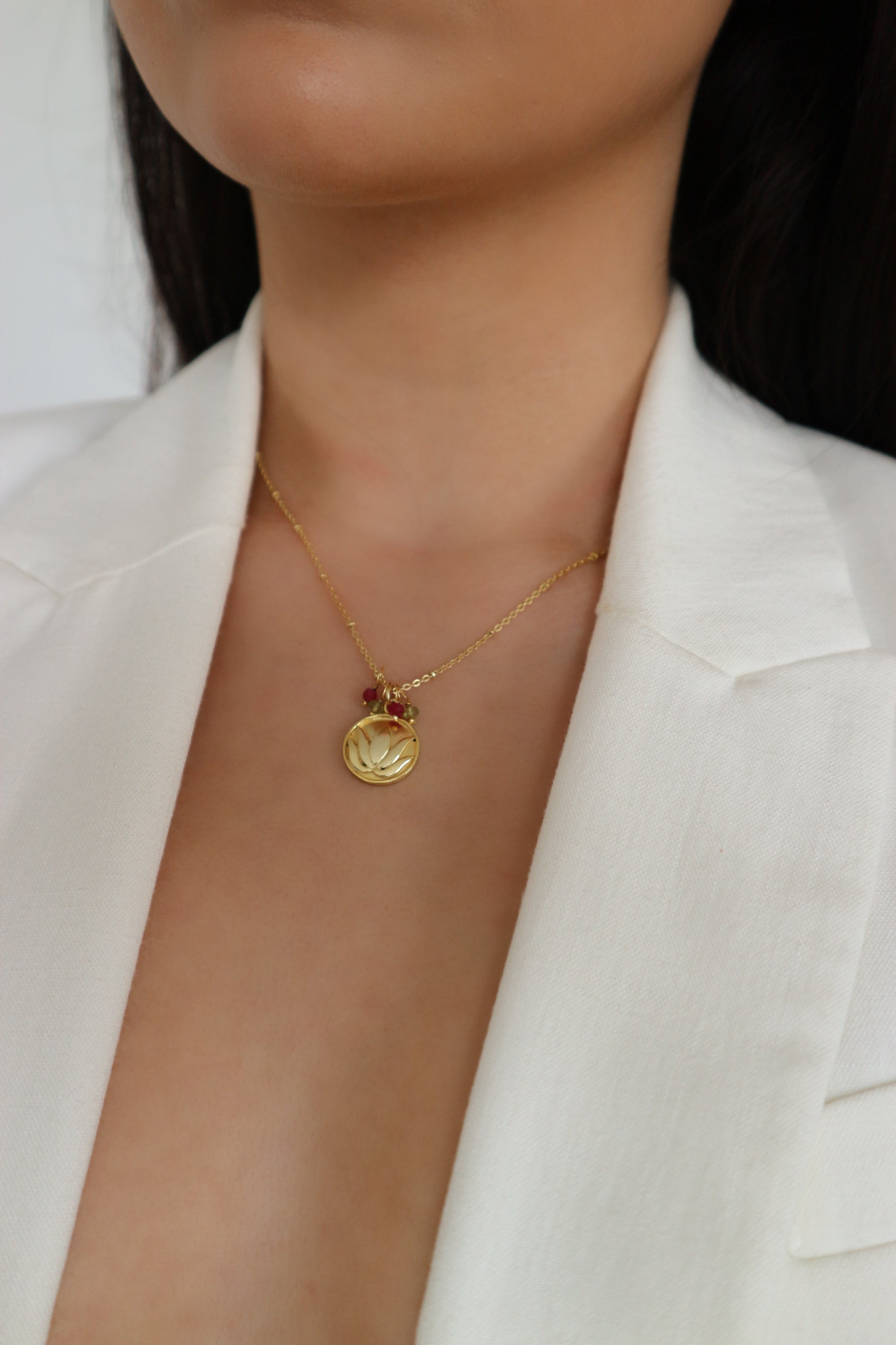 Mini Lotus Necklace