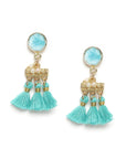 Sky Drop Tassel Earrings